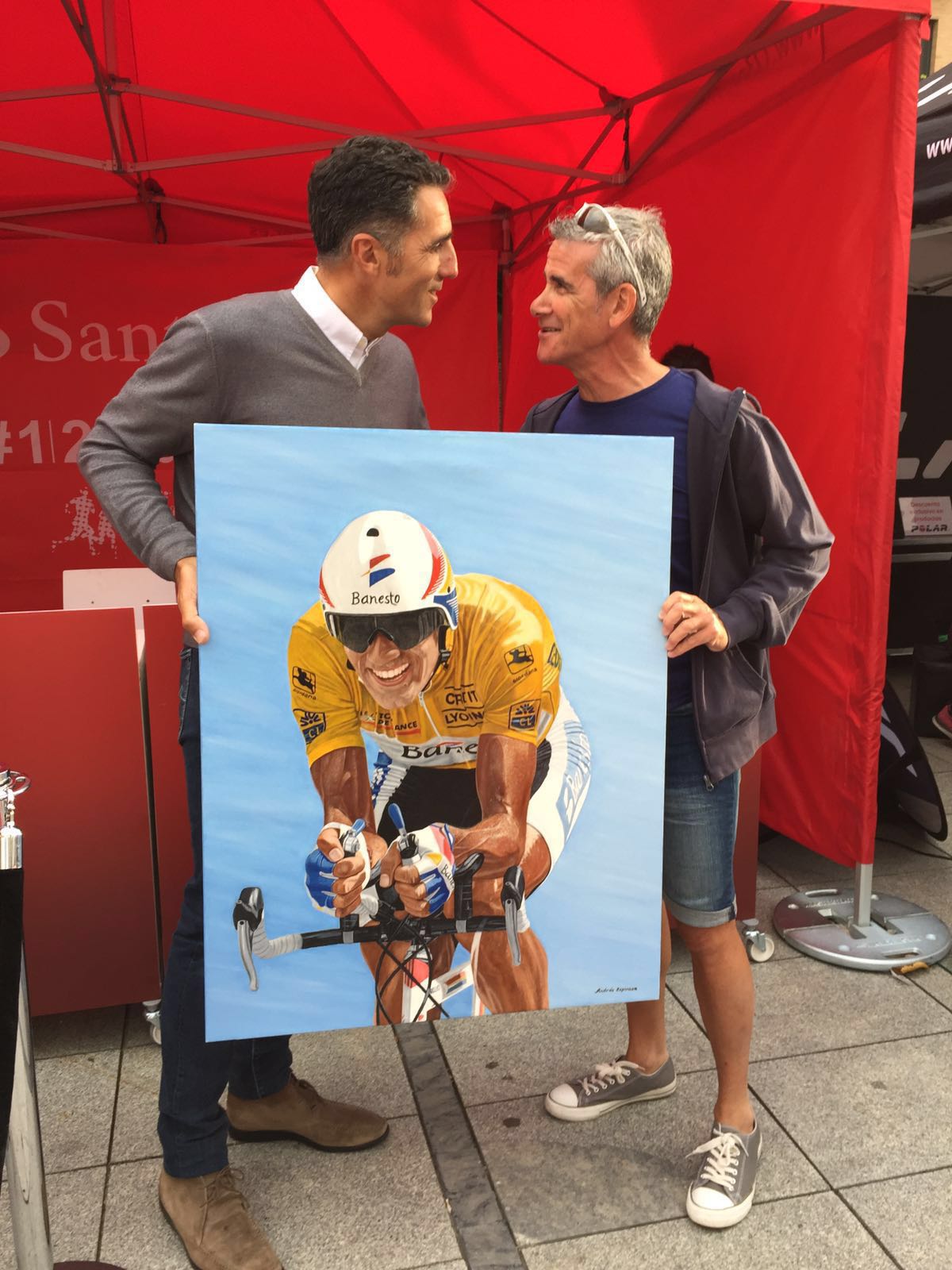 Entrega de Obra a Miguel Indurain